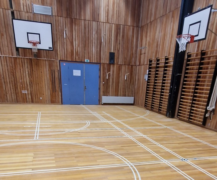 sportshal gulv - skolehal