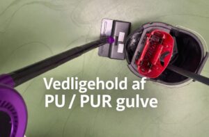 vedligehold af PU-PUR gulve