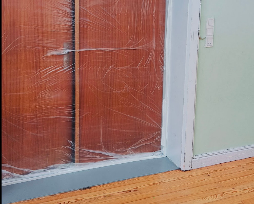 Afdækning af hallen