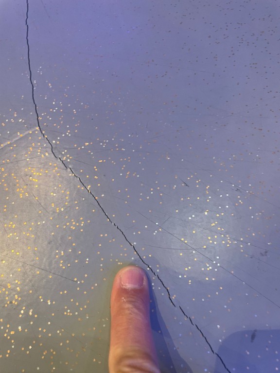 Strukturel skade i gulvet