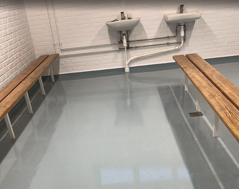 Gulv omklædningsrum