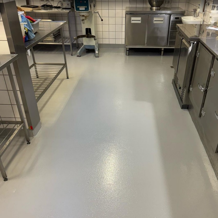 Industrigulv til køkken