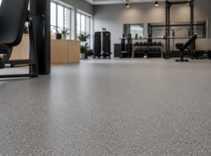 Gulv til fitnesscenter